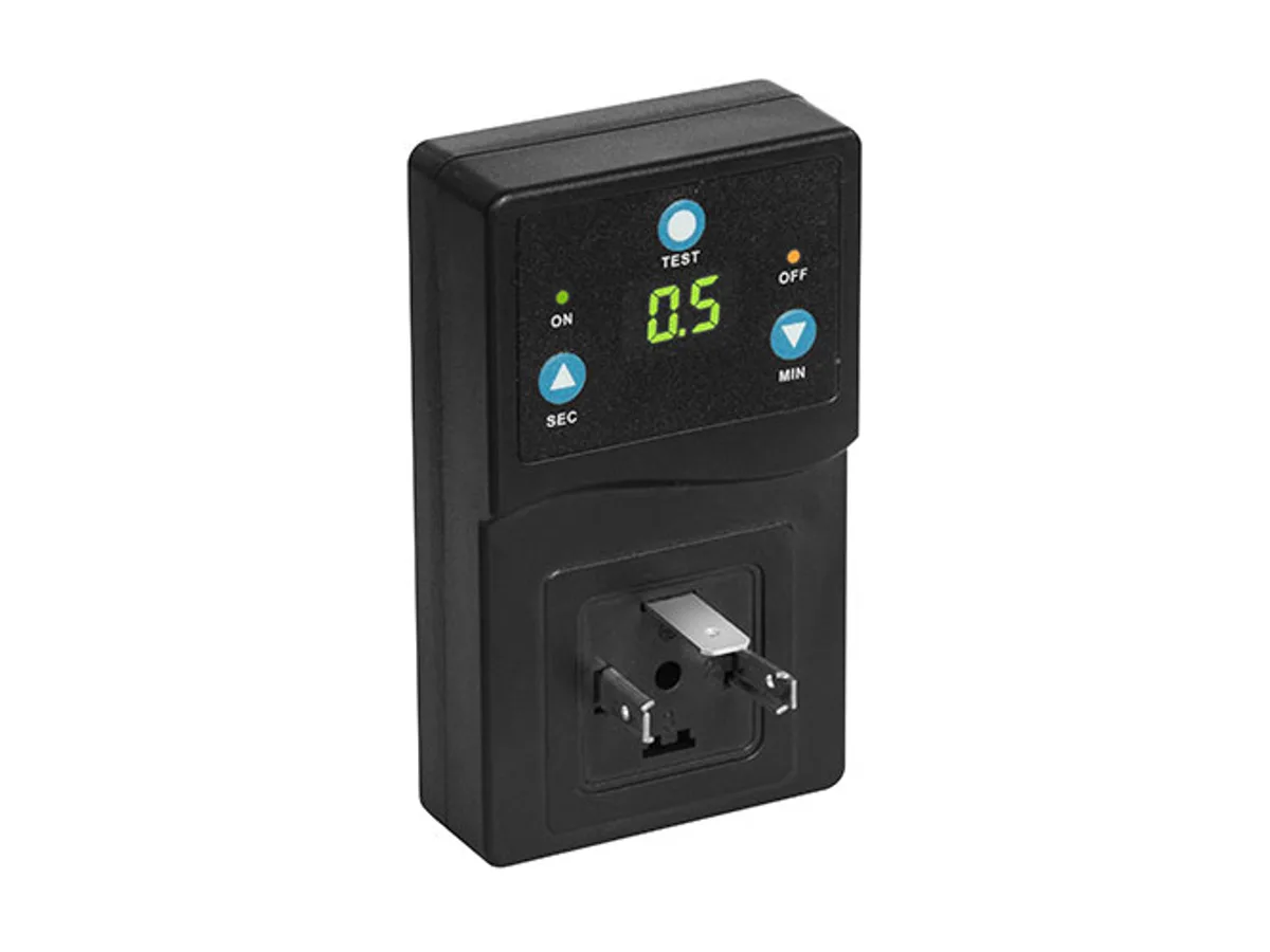 Temporizador electrónico de purga para drenador de condensados.